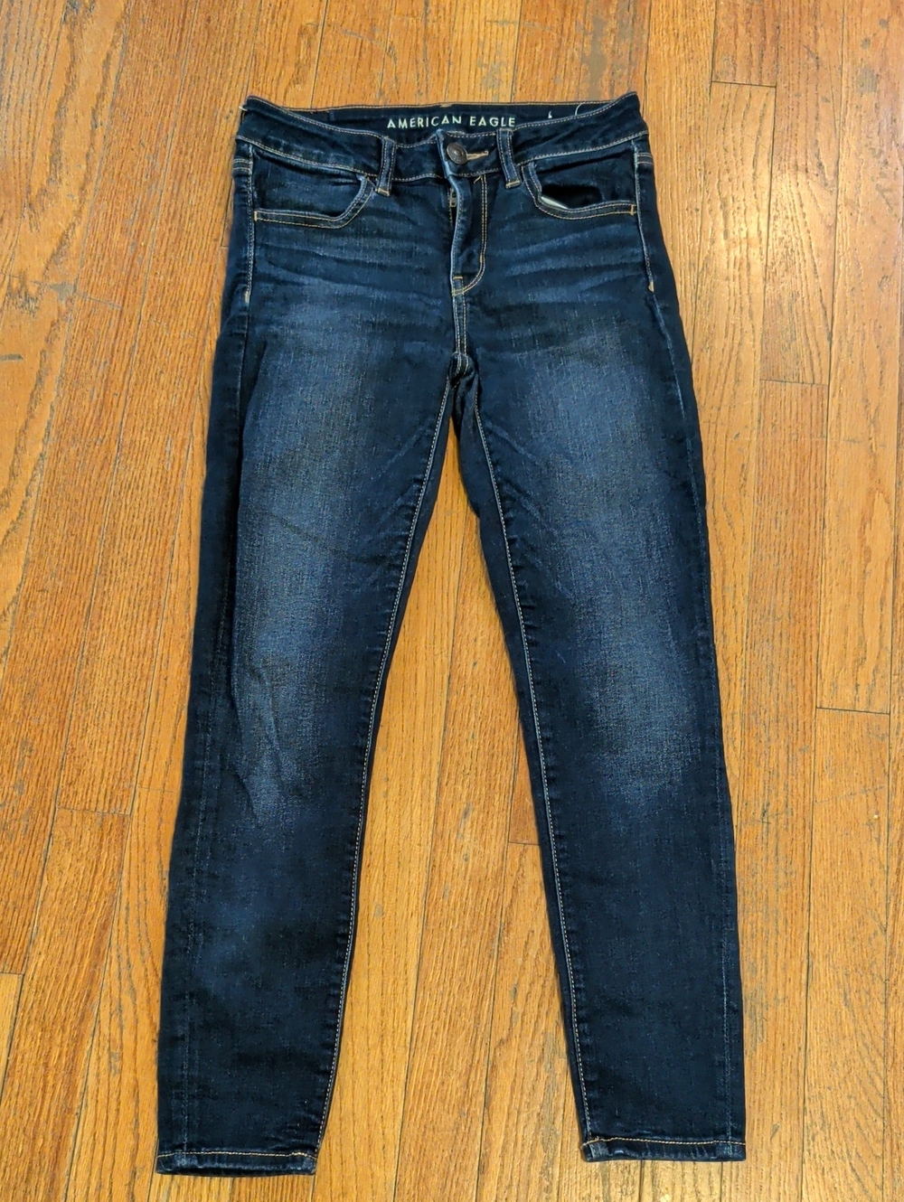 American Eagle Outfitters Dark Blue Jeggings Jeans